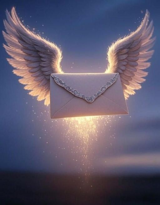 envelope with glow