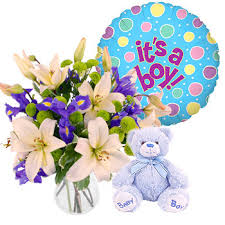 baby boy flowers