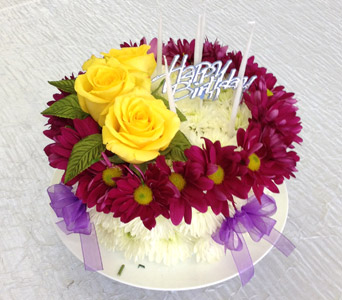 Birthday Flower Cake