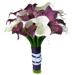 Bouquet of callas for the wedding