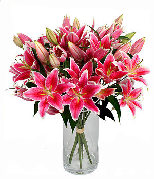 Big bouquet of lilies
