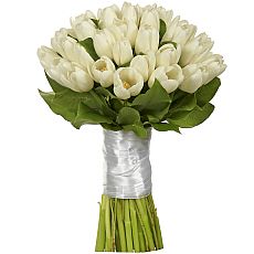 Bouquet of tulips for the wedding
