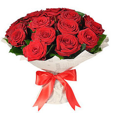 Bouquet of 16 red roses