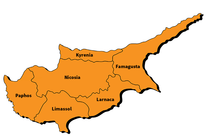 Cyprus districts