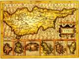 Map of Cyprus year 1610