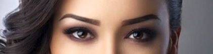 Kazakh woman eyes