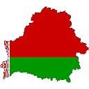 Belarus flag map