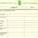 UK Marriage Certificate