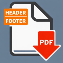 Add Headers and Footers to PDF