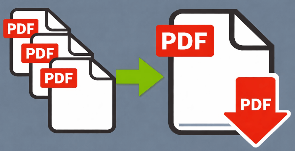 Merge 3 PDF files to 1