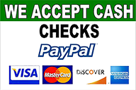 we accept all payment methods